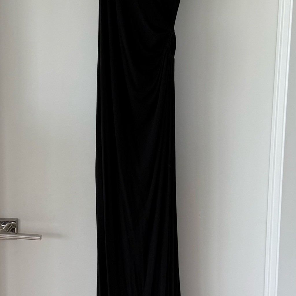 Michelle Jonas Classic Black Maxi Dress